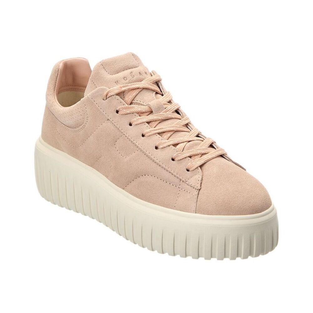 Hogan H-Stripes Suede Sneaker